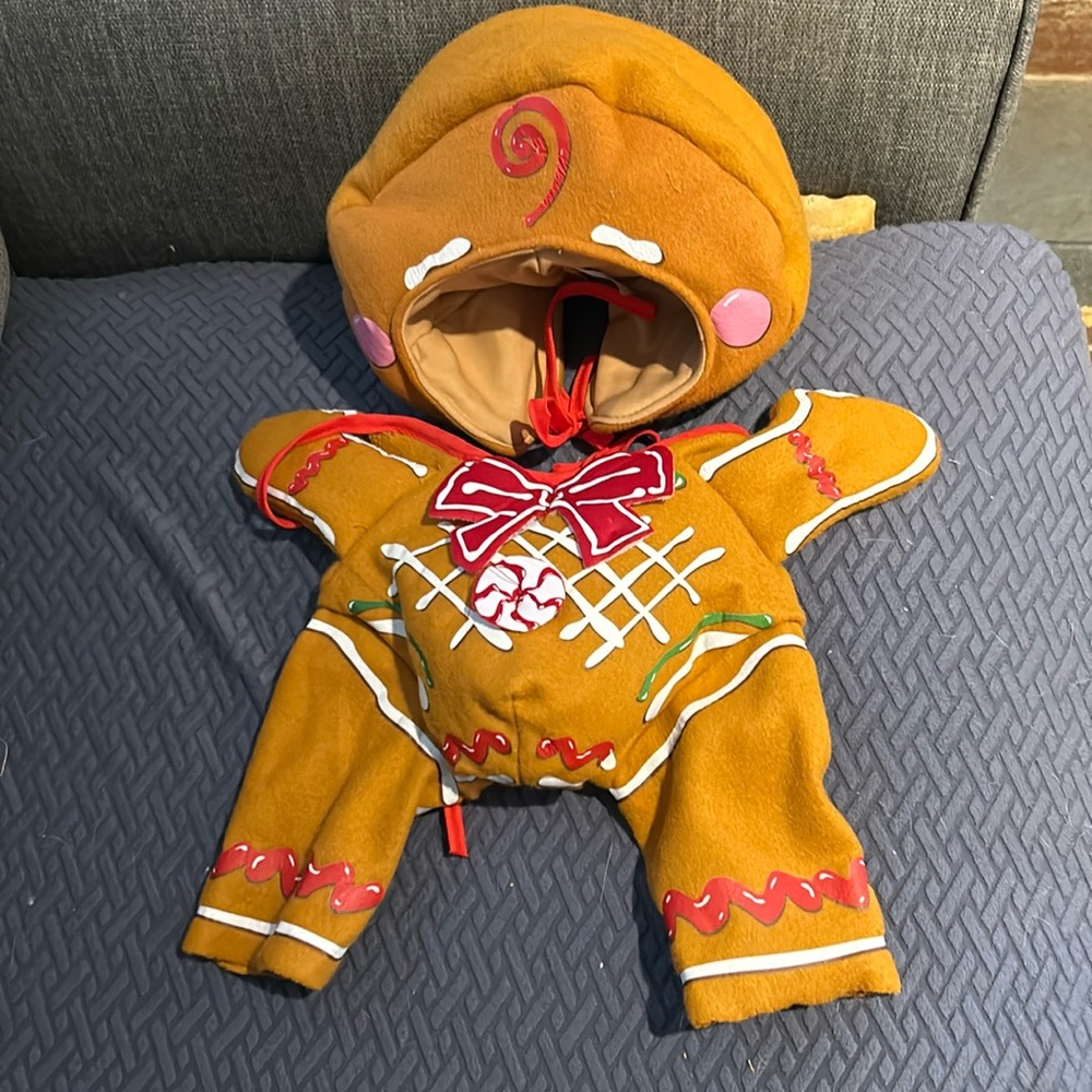 Dog gingerbread costume